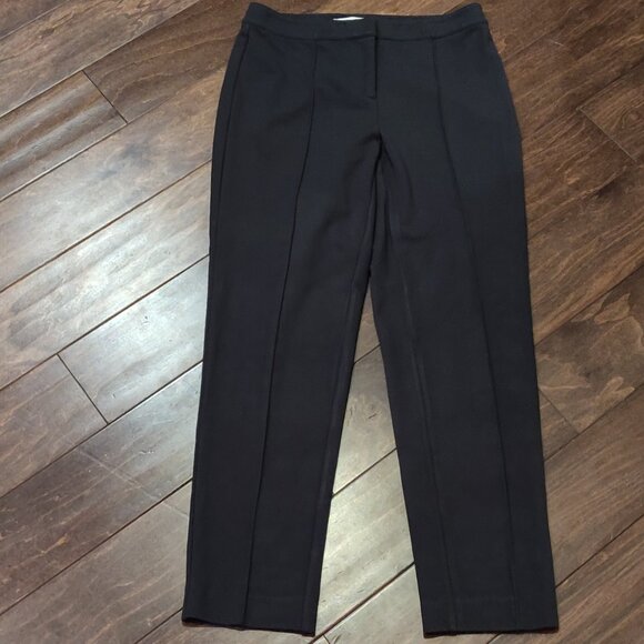 St. John Emma Knit Trouser Dark Charcoal Grey SIZE 4 - Picture 1 of 7